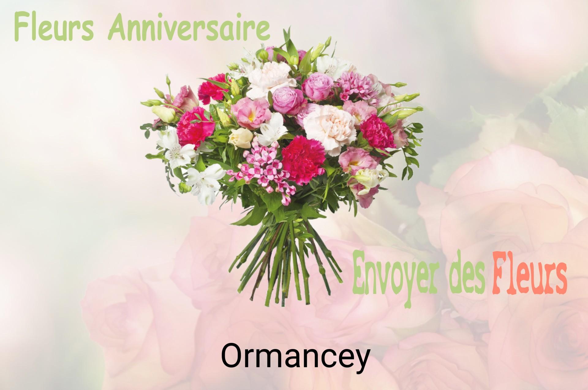 Bouquet de fleurs d’anniversaire livré à Ormancey