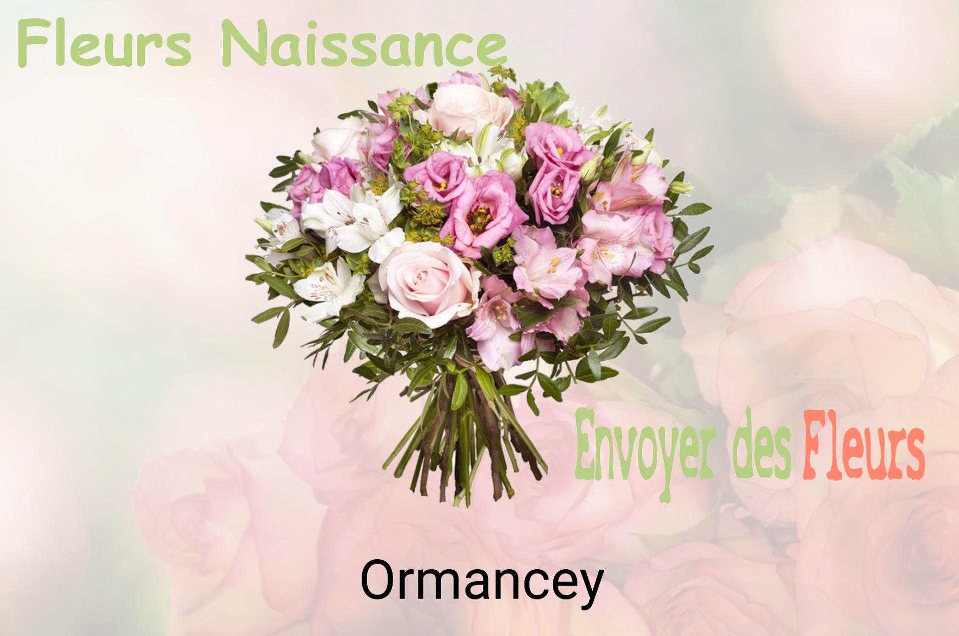 Bouquet de fleurs de naissance livré à Ormancey